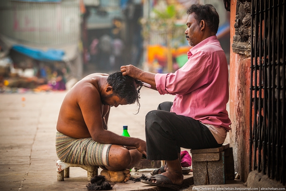 Утро индийского бездомного
