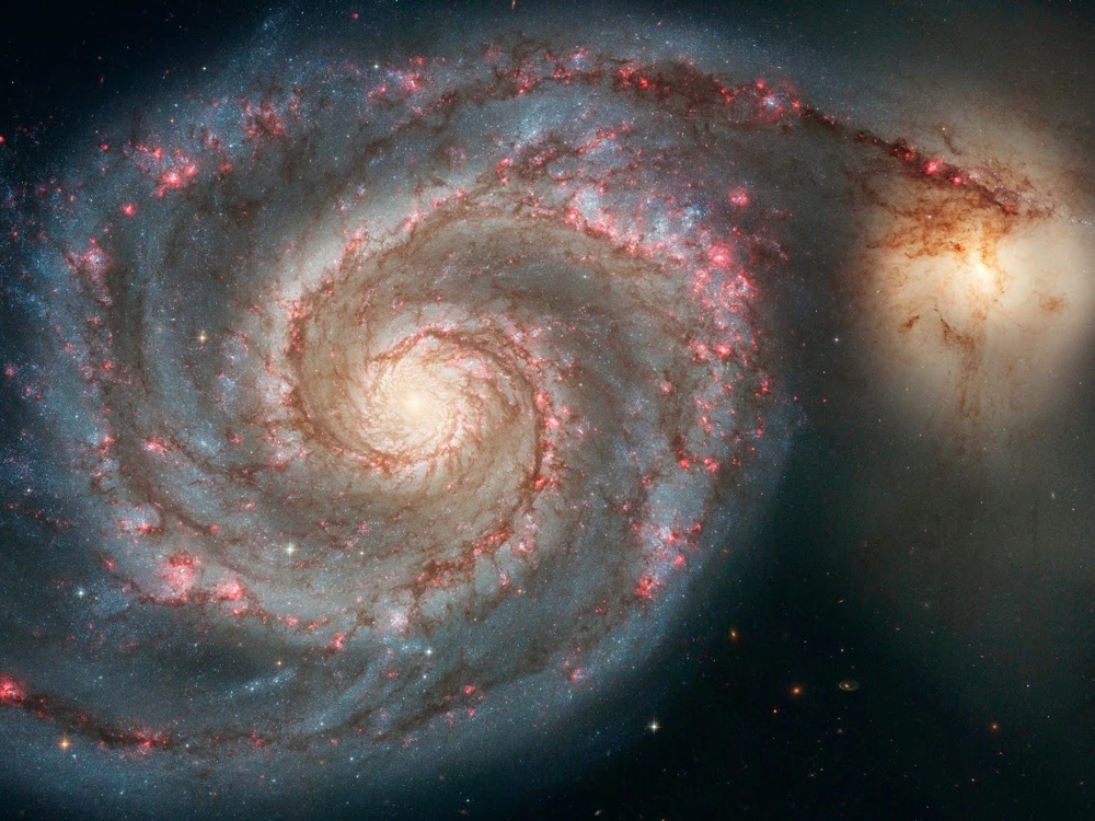 Снимки орбитального телескопа Хаббл - глубины Вселенной.