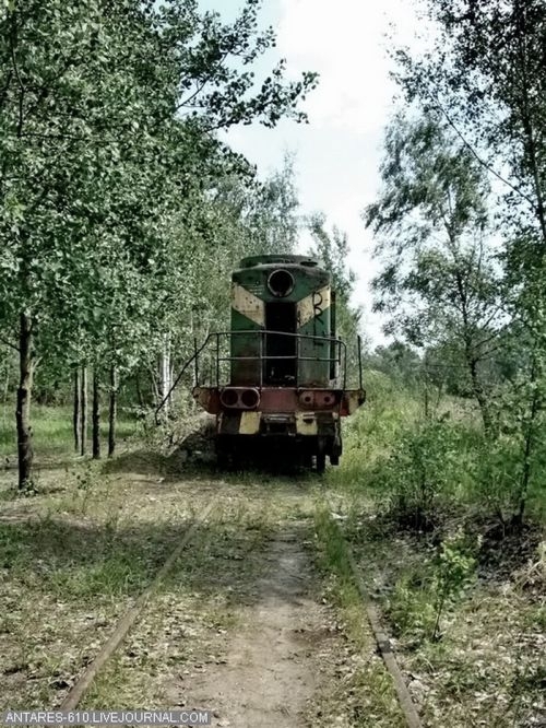 Фоторепортаж с кладбища поездов в Воскресенске.