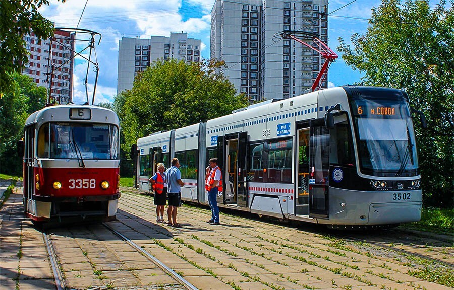 Трамвай Pesa в Москве