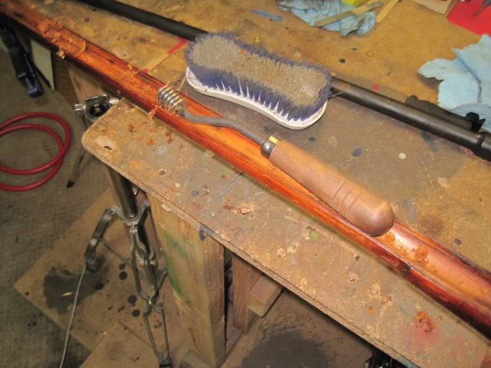 Омоложение винтовки Мосина в мастерской Джорджа Тоссана.