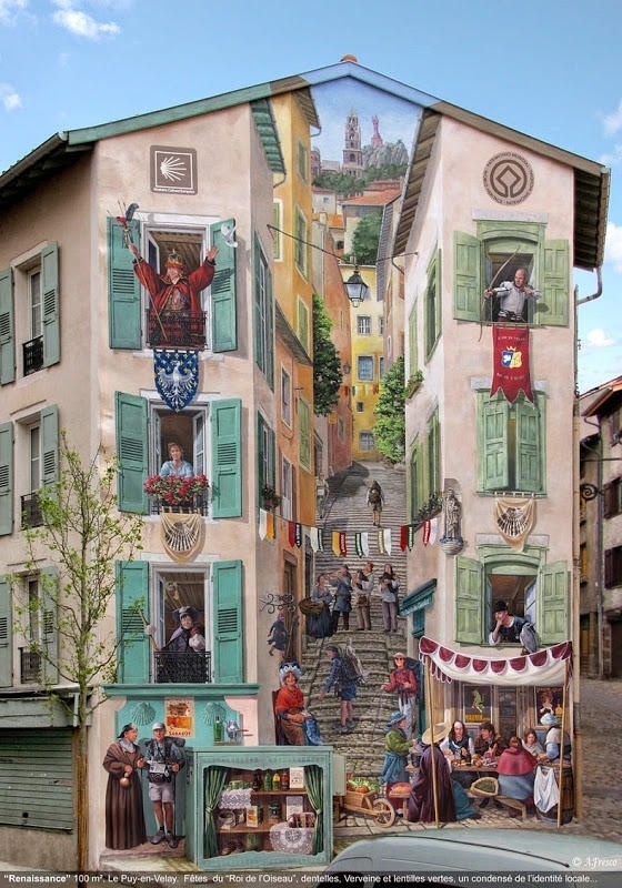 Фальшивые фасады: «умный» стрит-арт от Патрика Коммеси