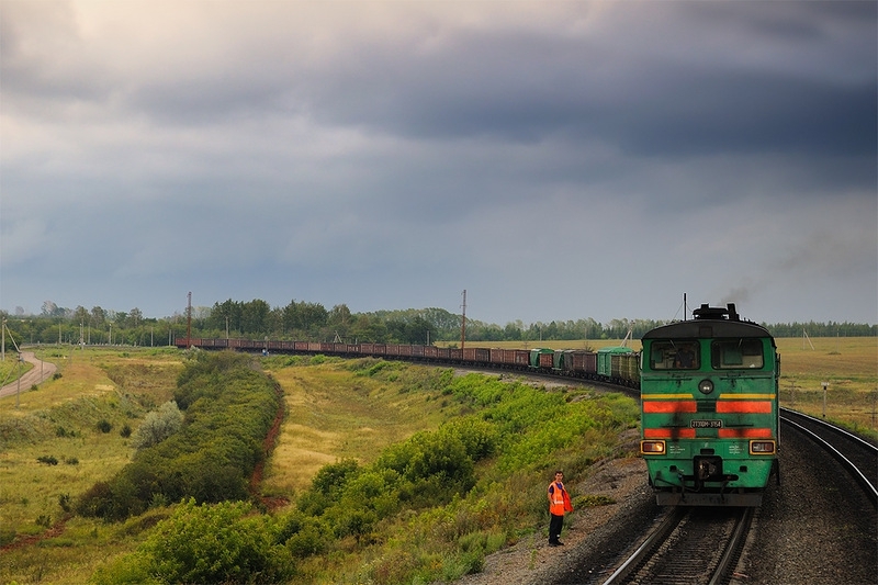 Тепловозы или день железнодорожника в Татарстане