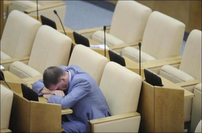 Тяжелые будни депутатов Госдумы