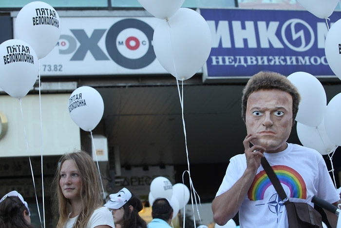 Политвелопробег по Бульварному кольцу