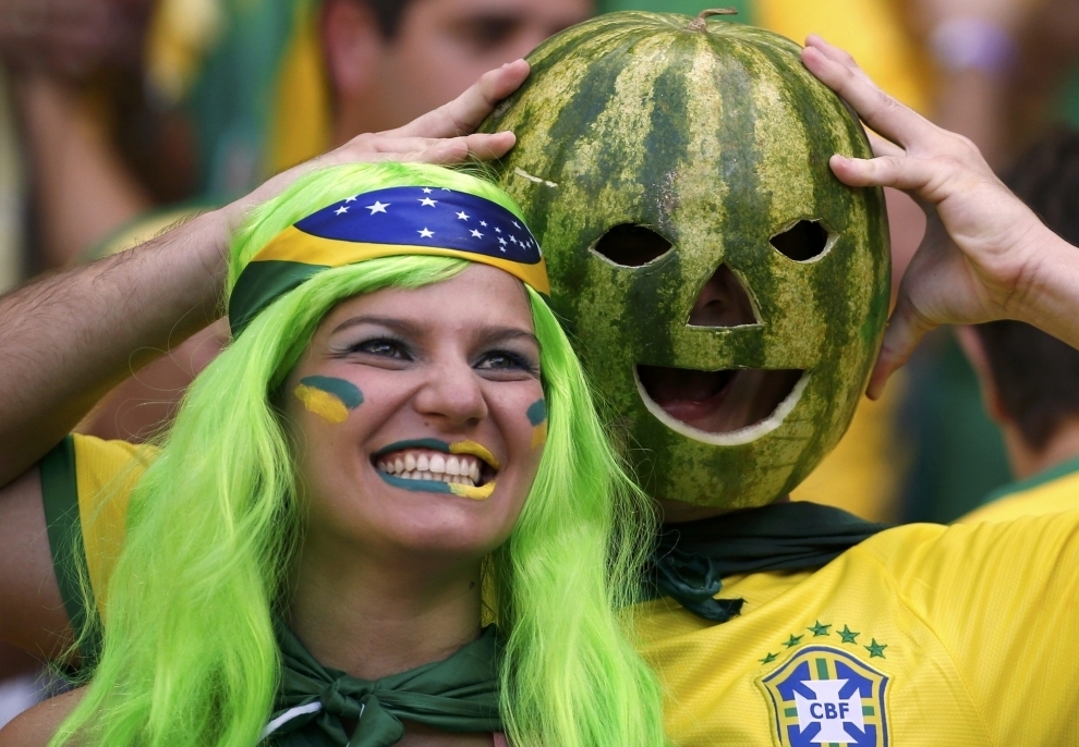Самые необычные болельщики на чемпионате мира по футболу в Бразилии