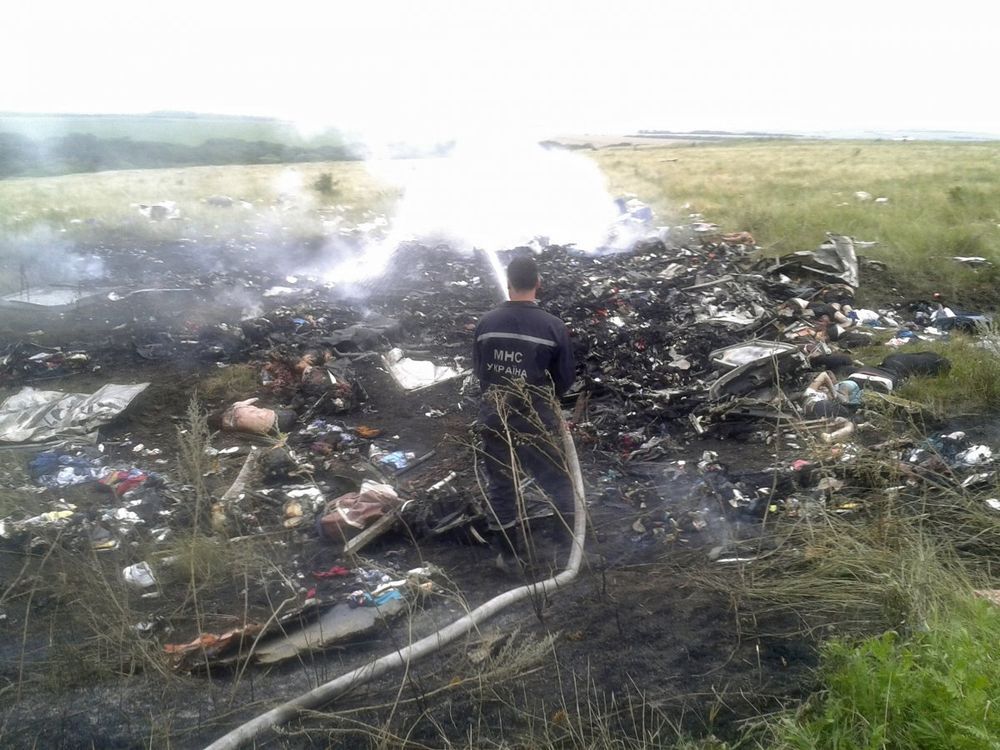 Крушения малайзийского самолёта в Донецкой области