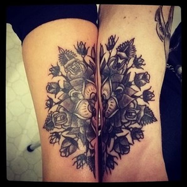 Татуировки со второй половинкой