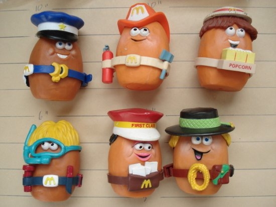 Игрушки в McDonald's из 80-ых
