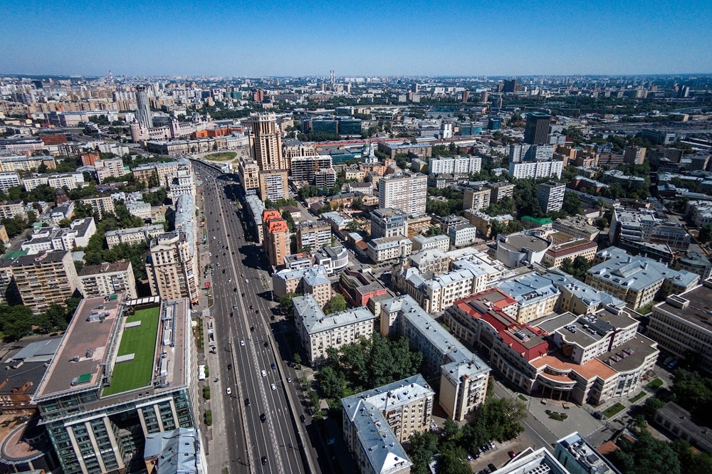 Москва с высоты птичьего полёта