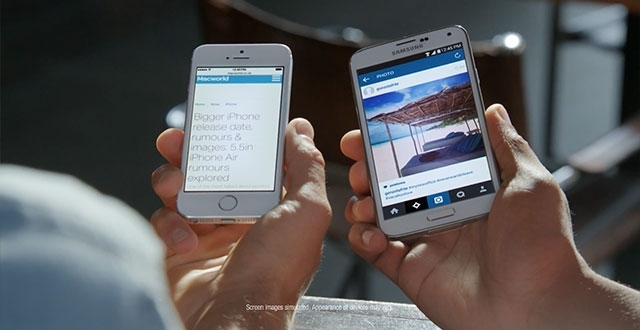 Samsung в своей рекламе высмеяла ещё не представленный iPhone 6 