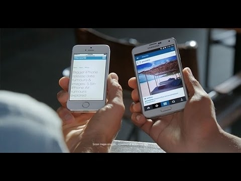 Samsung в своей рекламе высмеяла ещё не представленный iPhone 6  