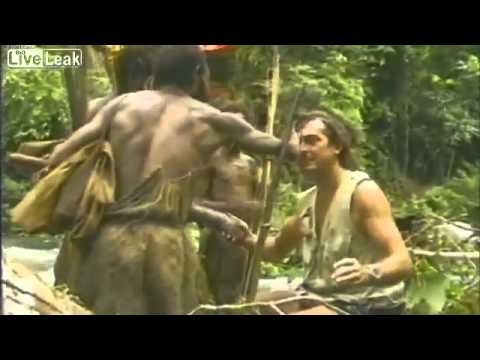 Племя первый раз видит белого человека. 1976 год. Папуа Новая Гвинея 