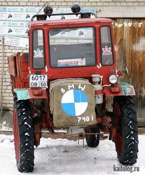 BMW vs TRACTOR unique race 