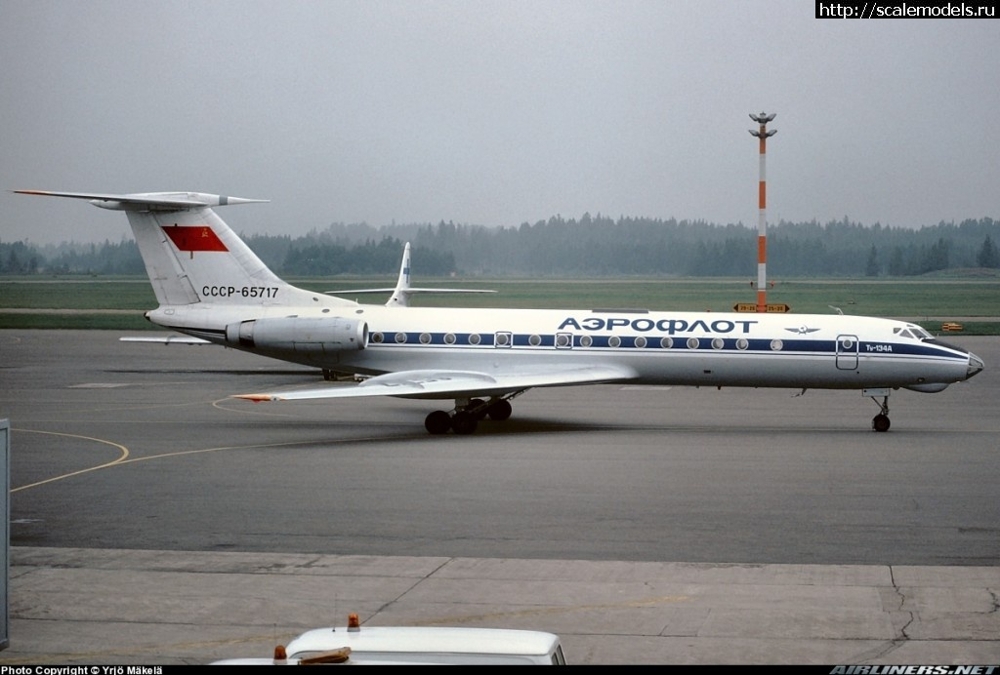51 год назад состоялся первый полет самолета Ту-134