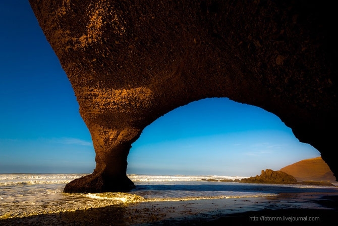 Глиняно-песчаные арки в Марокко