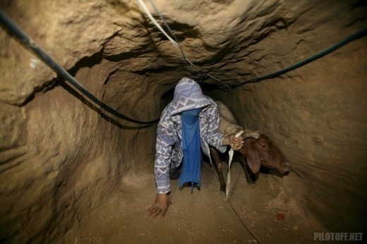 Сеть туннелей под Газой