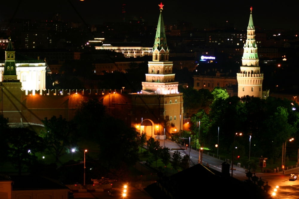 Виды с одной из крыш у сердце родины Москвы у Кремля  