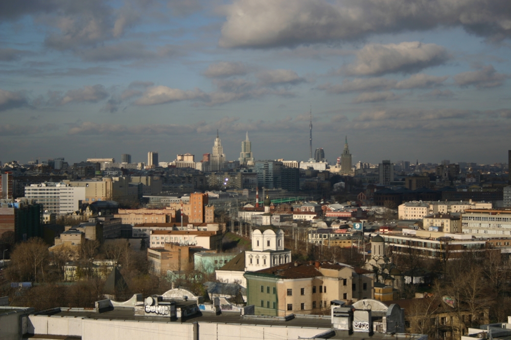 Фотографии с высотного здания на Площадь Ильича 2014г Москва