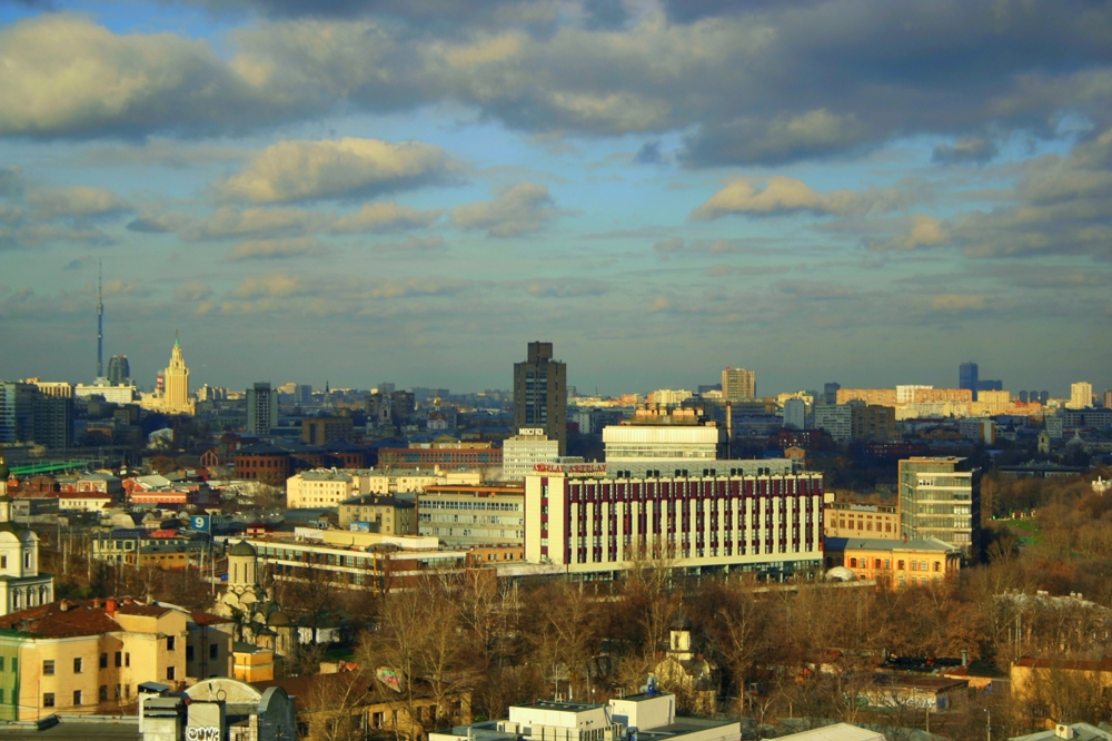 Фотографии с высотного здания на Площадь Ильича 2014г Москва