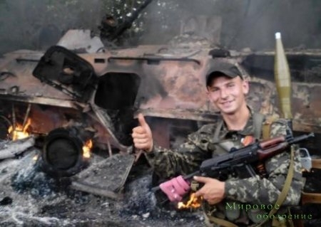  За украинским БТРом гонялись разведчики с бензопилой