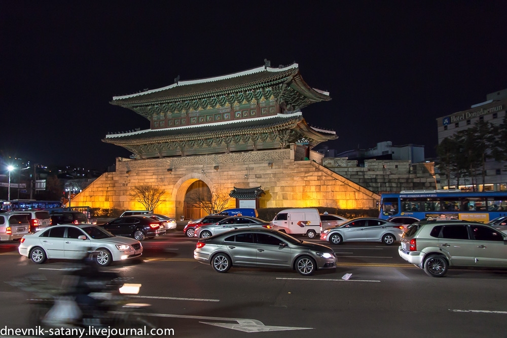 Южная Корея: прогулки по вечерним улицам