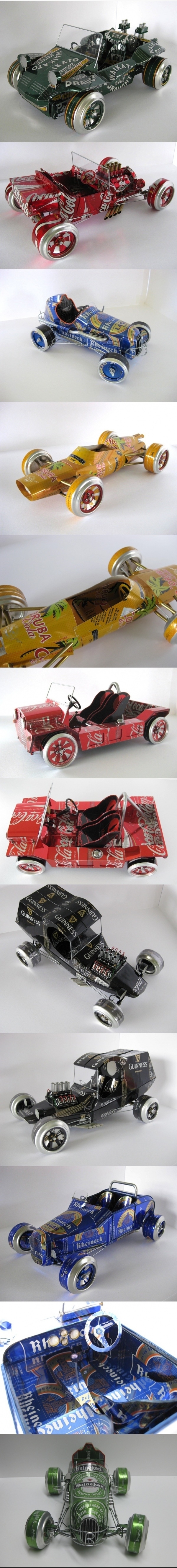  Модели автомобилей из алюминиевых банок
