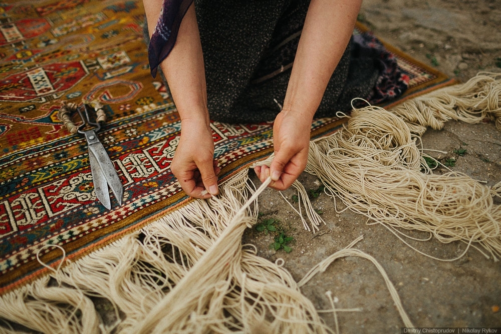 Как делают ковры в Дагестане