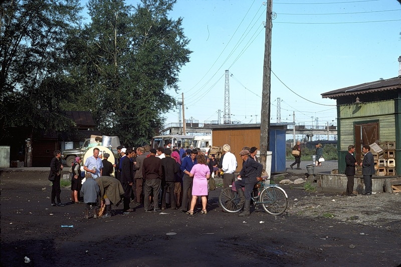 СССР из окна поезда в 1975 г 