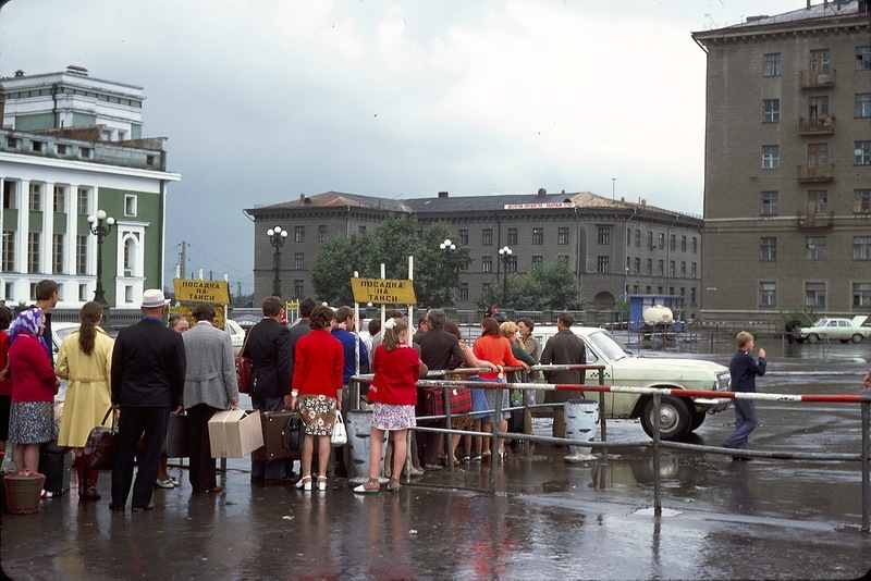 СССР из окна поезда в 1975 г 