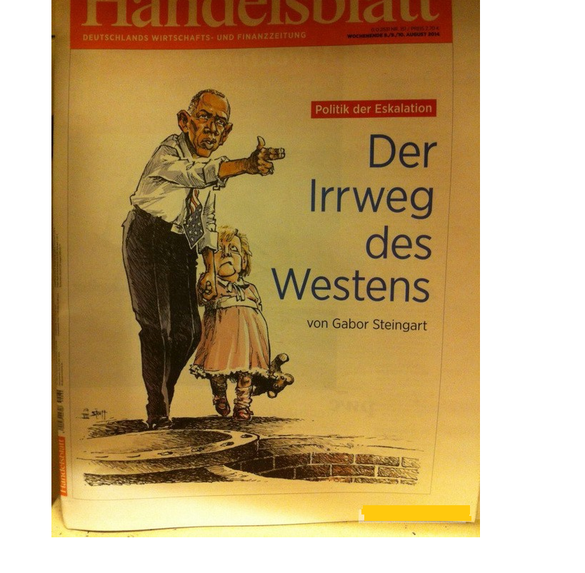 Немецкая газета Handelsblatt
