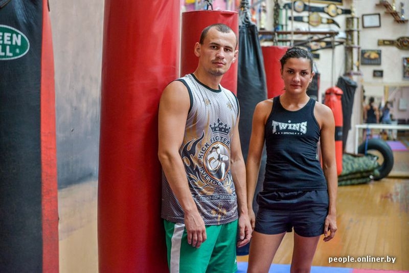 Муж и жена больше 10 лет занимаются тайским боксом