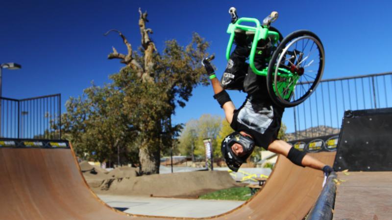 Wheelchair Freestyle - Wheelz - Gnarly! 