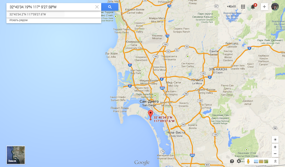 Интересные точки в Google Maps