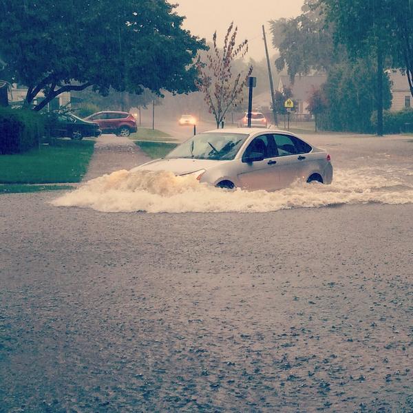 Наводнение в Детройте 