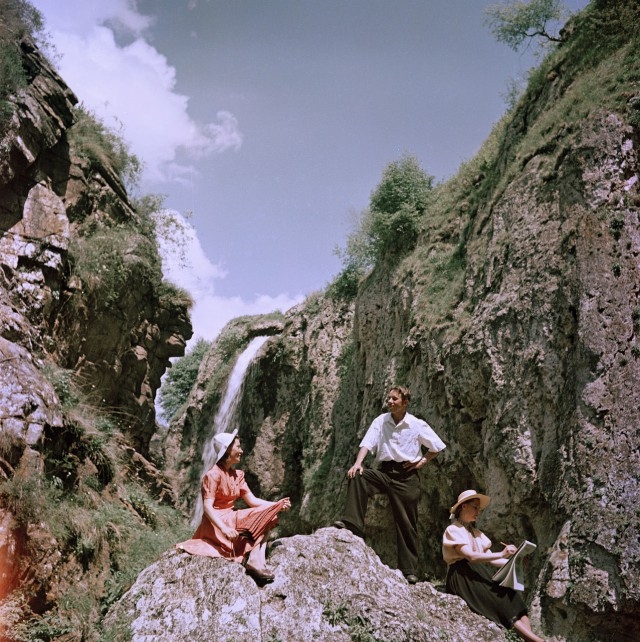 1950-е в цветных фотографиях