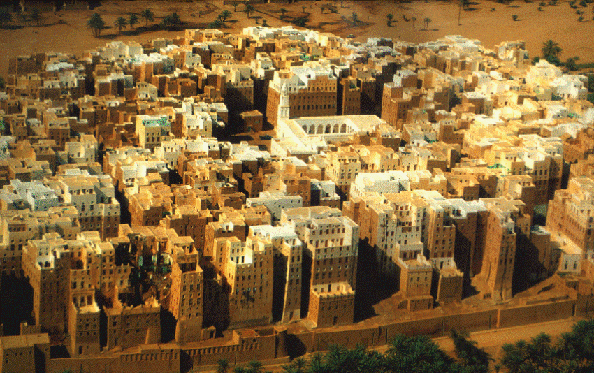 Шибам – реальный город глиняных небоскребов