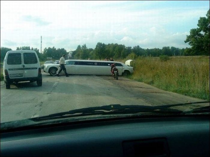 Нелепые и курьезные аварии 