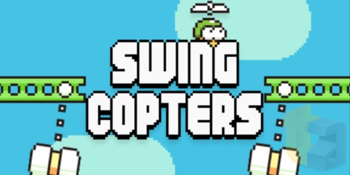 Swing Copters - сумасшедшая игра от создателя Flappy Bird 