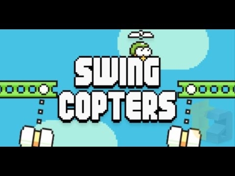 Swing Copters - сумасшедшая игра от создателя Flappy Bird  
