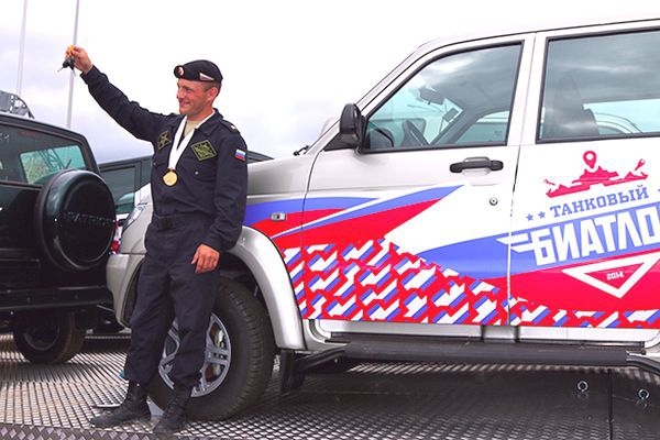 Танковый биатлон. Награда чемпионам - UAZ Patriot в топовой комплектации