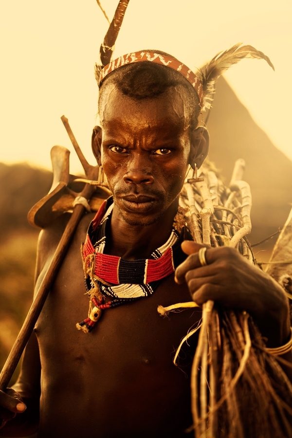 Портреты древнего эфиопского племени