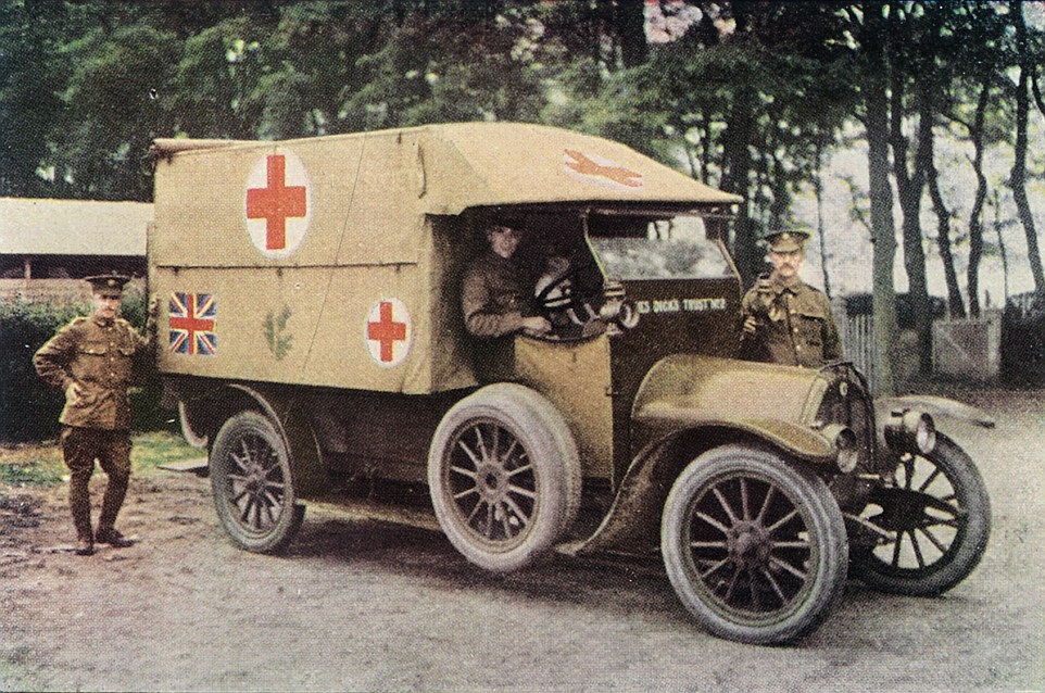 Цветные фотографии Первой мировой войны
