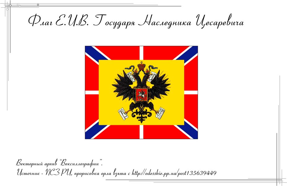 Крепостные флаги или гюйс России