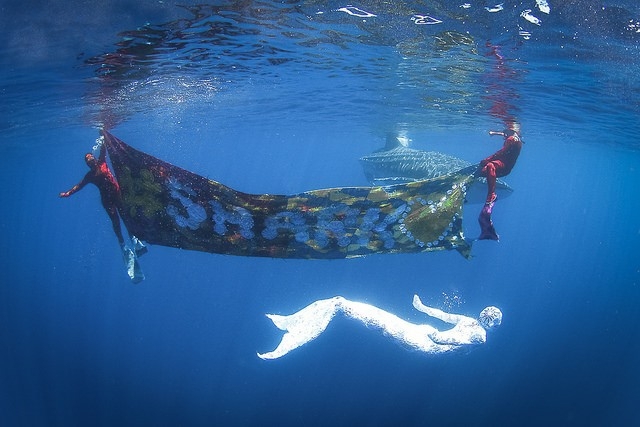 Вязаное украшение морских глубин