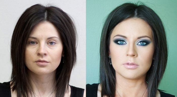 Невероятные преображения девушек до и после макияжа