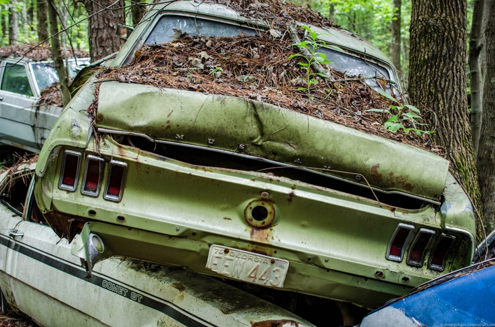 Кладбище старых автомобилей Old Car City