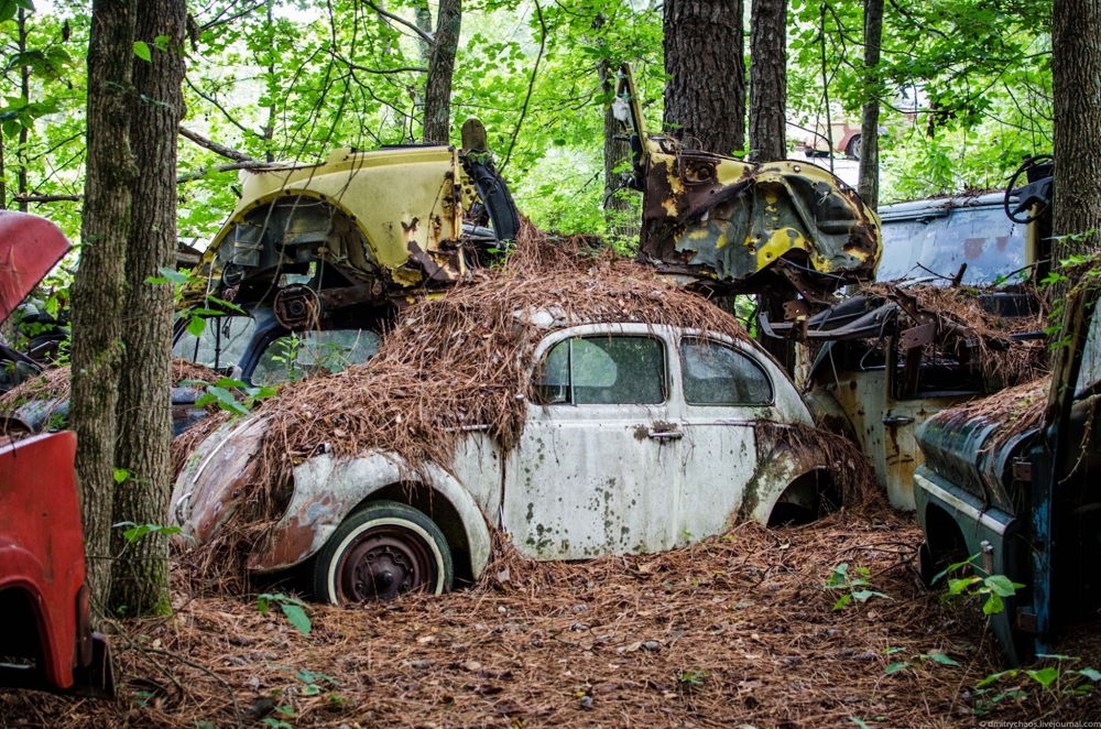 Кладбище старых автомобилей Old Car City