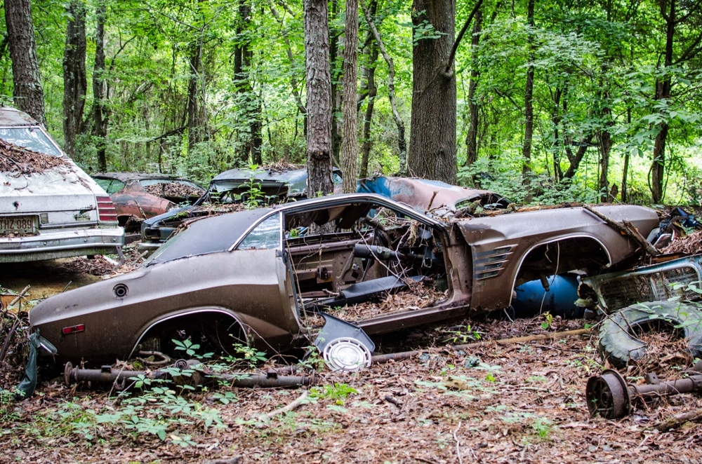 Кладбище старых автомобилей Old Car City