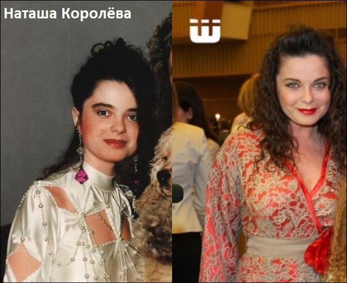 Известные российские поп-исполнители "тогда и сейчас"